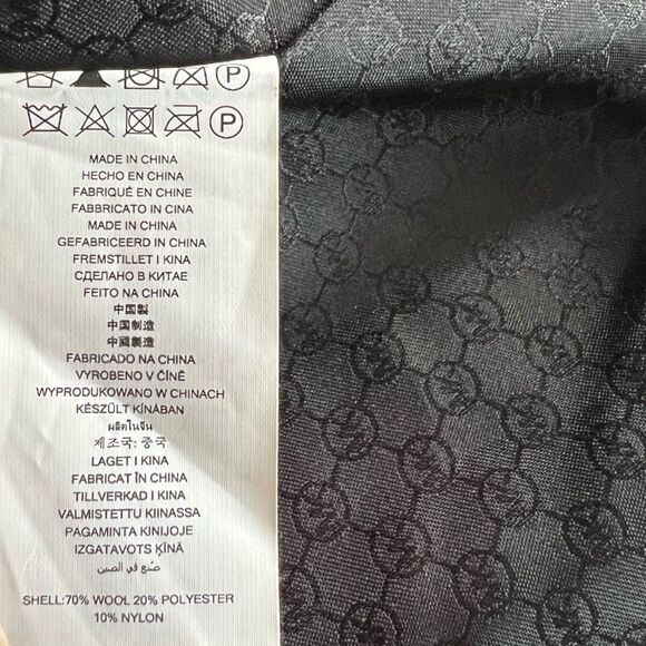 Michael Kors Mensy Double-Breasted Wool Blend Coat, NWT, Size XL - Picture 12 of 16